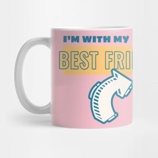 I'm With My Best Friend Bestie BFF Mug